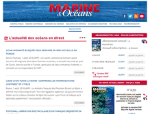 Tablet Screenshot of marine-oceans.com
